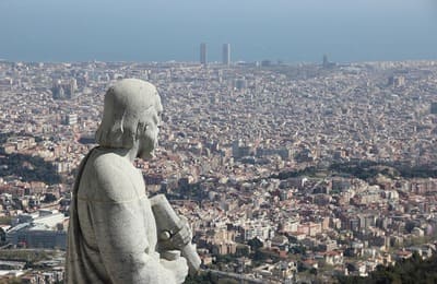 Views of Barcelona from Tibidabo